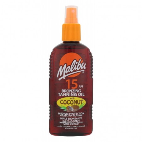 Malibu - Bronzing Tanning Oil Coconut - SPF 15 - 200ml